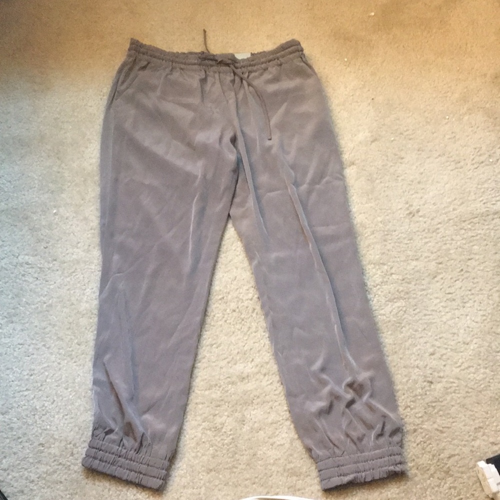 Express silk joggers
